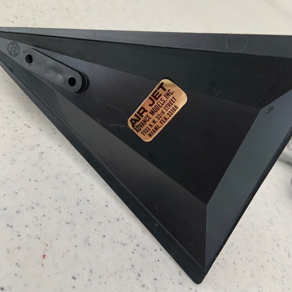 Vintage 1980s Pan American 6110C Airplane Model and Display Stand - Picture 15 of 16